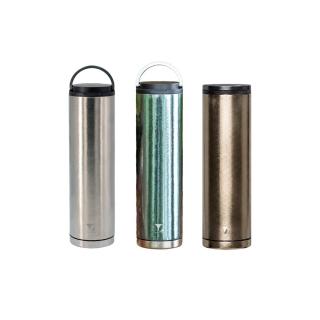【Titanium 鈦造】鈦造雙開瓶 耀鈦系列 600ml(鈦保溫杯 雙開保溫瓶 純鈦濾網 鈦金屬 環保杯 運動水壺)