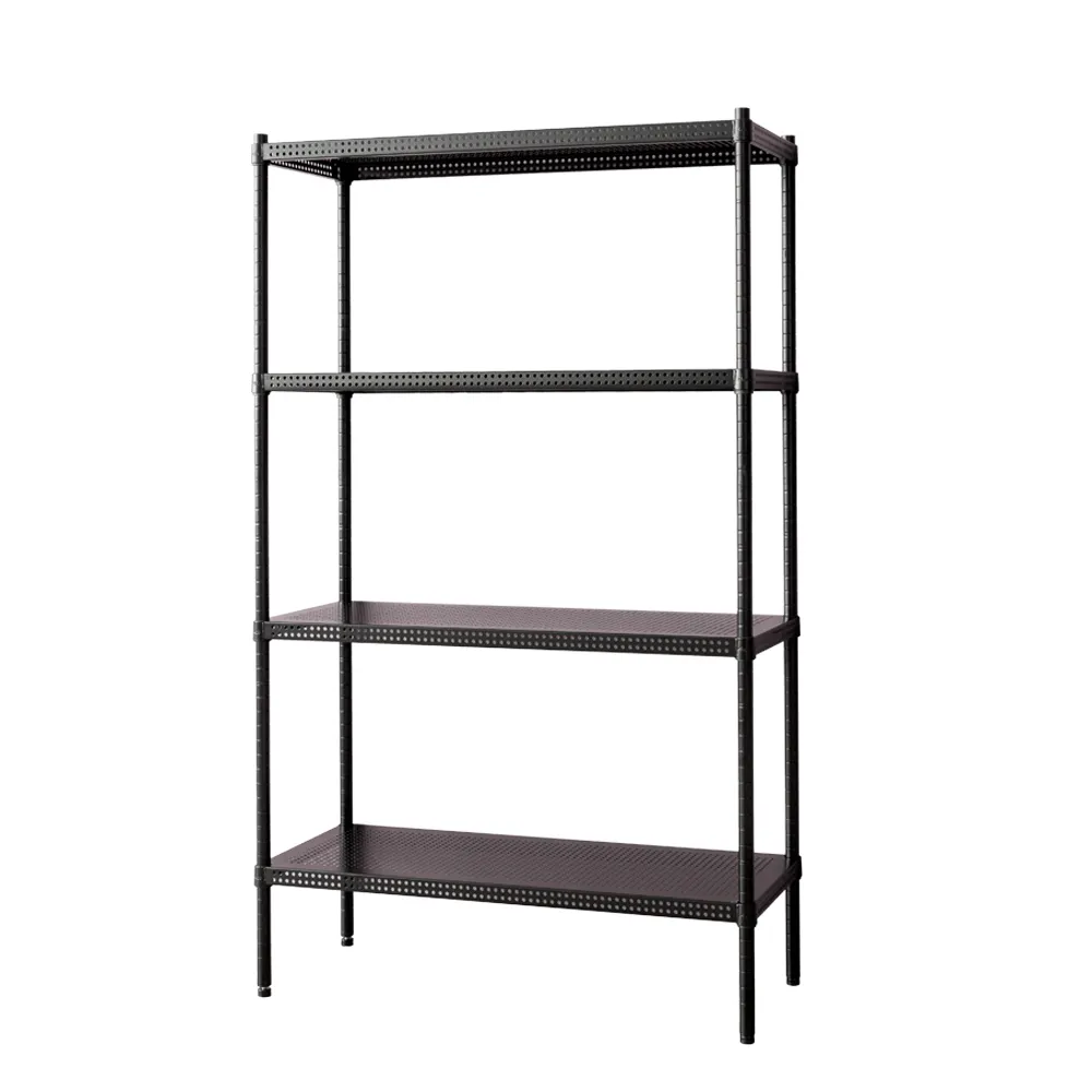 【dayneeds 日需百備】極致美學 90x35x150公分烤漆四層架(沖孔鐵架/收納層架/展示架/層架/鐵架)