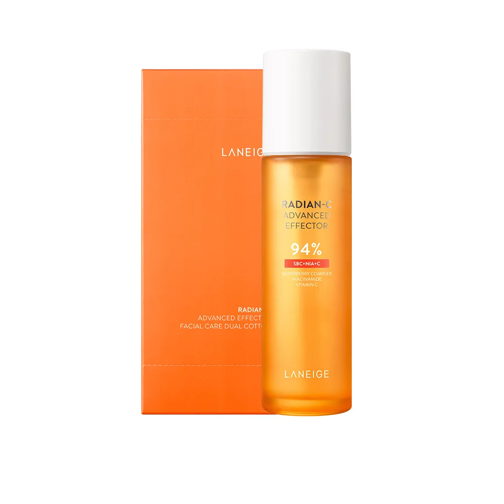 【LANEIGE 蘭芝】官方直營 維他命C淨膚煥顏精露 150ml(蘭芝 發光水 化妝水 去角質 美白)