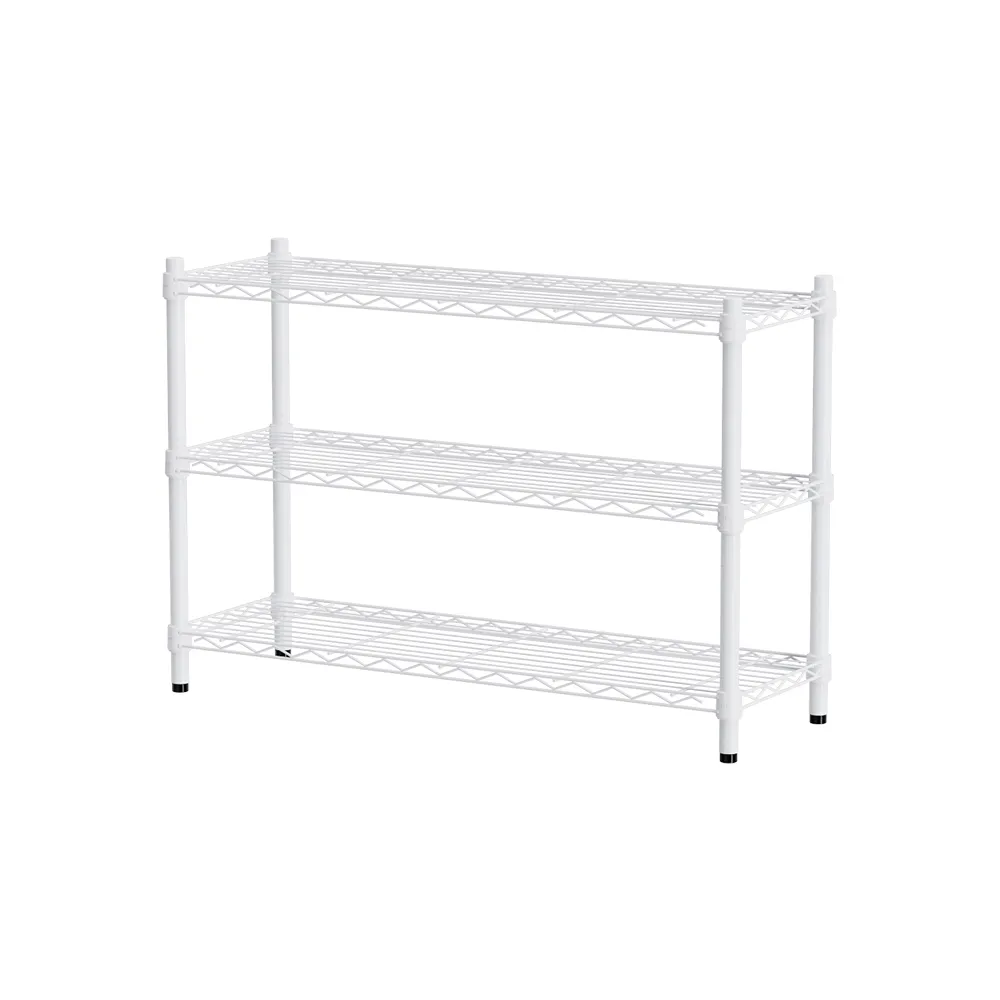 【dayneeds 日需百備】輕型 90x30x60公分烤漆三層架(鐵力士架/收納層架/鞋架/展示架/層架/鐵架)
