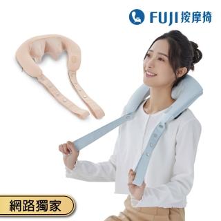【FUJI】芷柔3D無線按摩器 FE-547(肩頸按摩;溫熱揉捏;區域性按摩;免手持設計;無線使用;網路獨家)
