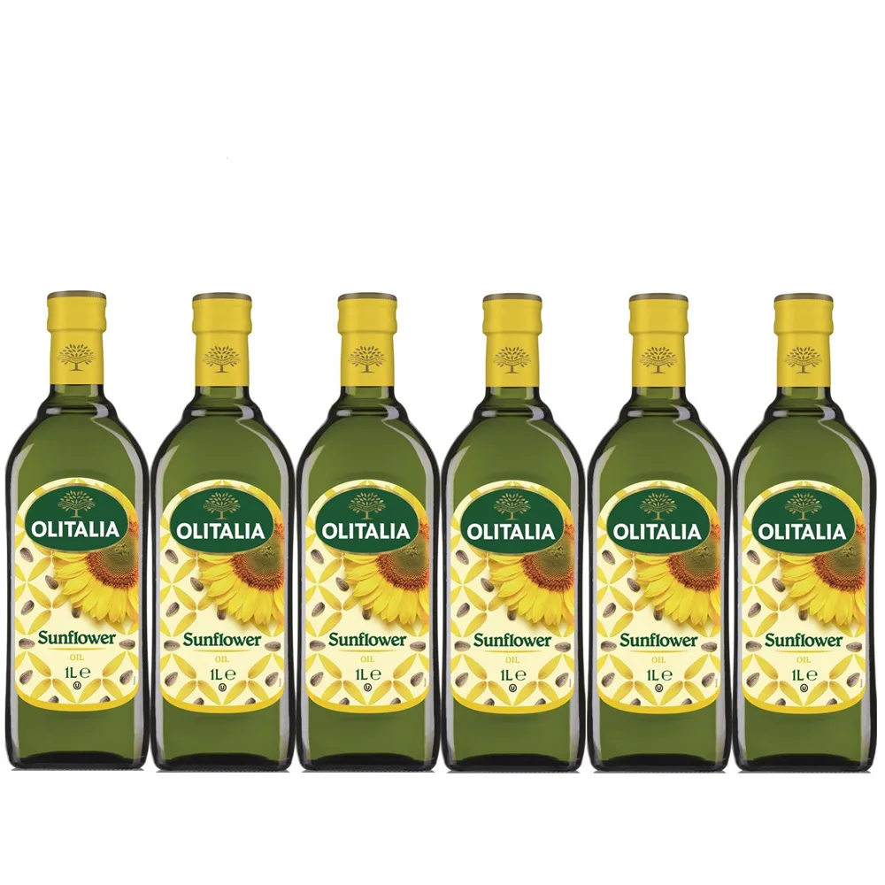 【Olitalia 奧利塔】葵花油禮盒組(1000mlx6瓶)