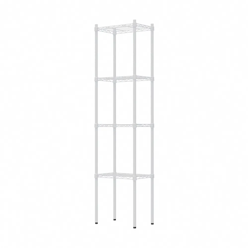 【dayneeds 日需百備】輕型 45x30x180公分 烤漆四層架 兩色可選(鐵力士架/收納層架/鞋架/展示架)
