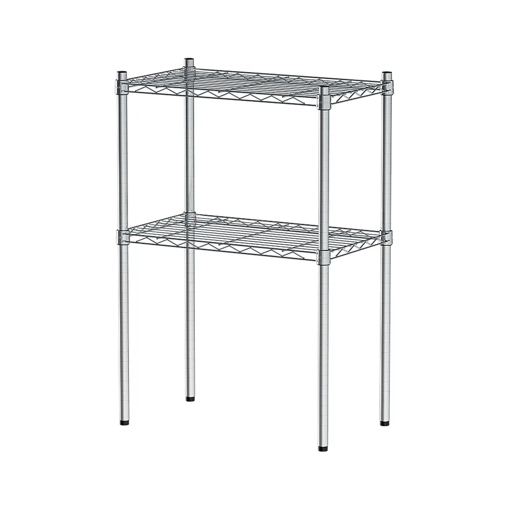 【dayneeds 日需百備】輕型 60x35x90公分二層波浪架 三色可選(鐵力士架/收納層架/鞋架/展示架/層架/鐵架)