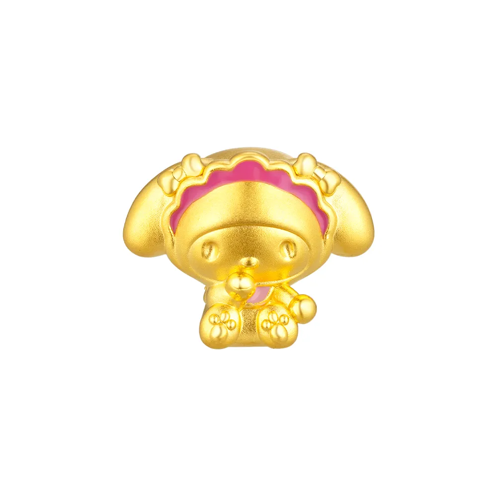 【Just Gold 鎮金店】三麗鷗 奶萌寶寶-Melody 黃金串珠