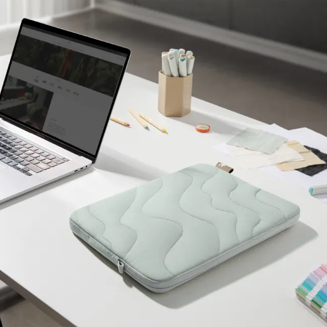 【tomtoc】地球紋理 筆電包內袋 適用15吋MacBook Air 2023後 M2-M5晶片