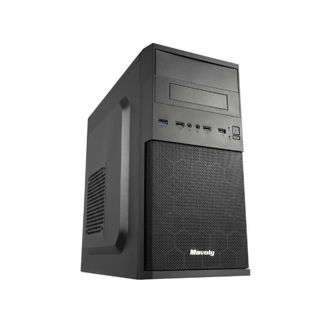【華碩平台】R5四核{雲鋒騎士V}文書電腦(R5_3400G/A520/16G/512G)