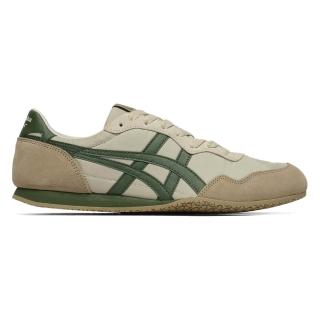 【Onitsuka Tiger】鬼塚虎 淺棕底綠虎爪紋 SERRANO｜1183B400-253