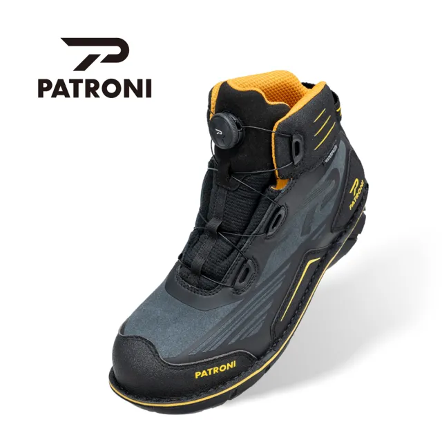 【PATRONI】SF2205 逆天靴SD防水快旋鈕抗靜電安全鞋(可通過金屬探測)