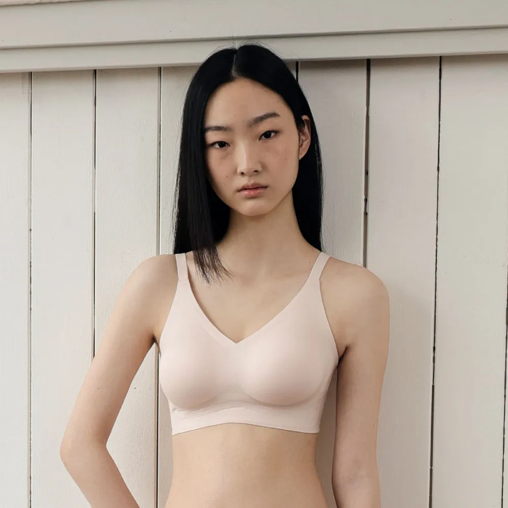 【24HRS】漫畫胸款 一秒升杯 無感逆襲內衣(無鋼圈內衣 無鋼圈內衣 女內衣 女內著 背扣式)