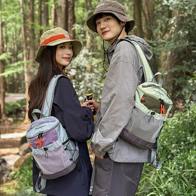 【SUNORO】日系戶外旅行輕量後背包 防潑水迷你登山包 男女輕便背包 短途旅行背包 運動背包