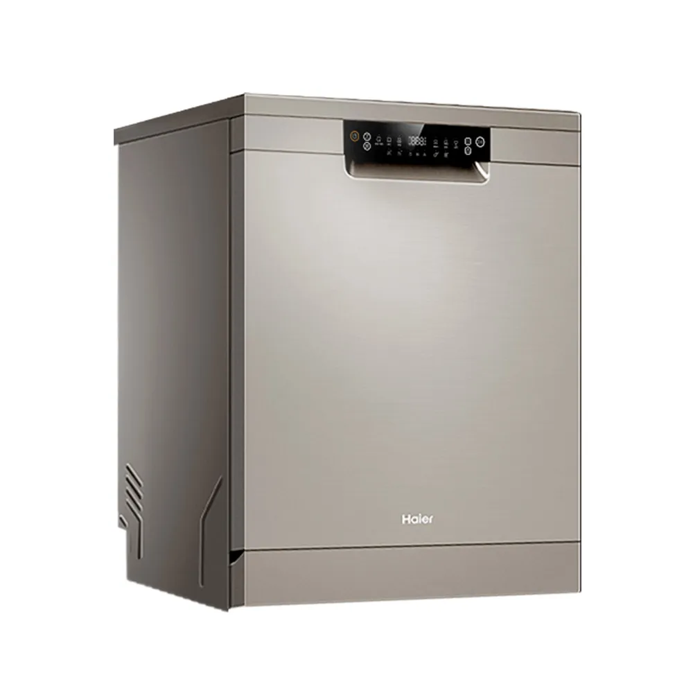 【Haier 海爾】16人份 自動開門 AI變頻獨嵌兩用洗碗機H500(HDWE16-48SC5SA 不含安裝)