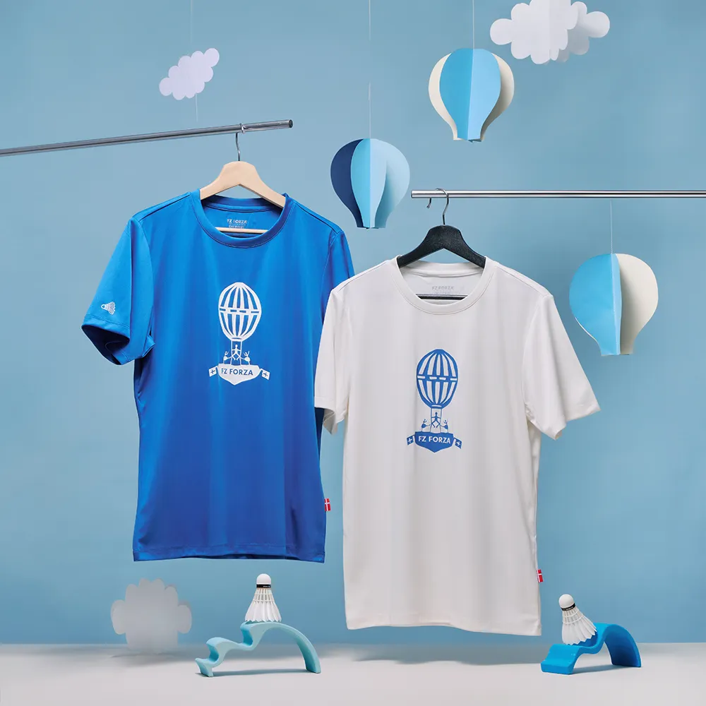 【FZ FORZA】安徒生博物館聯名T-Shirt(FZ_T-501HCA F/L 波斯藍/象牙白)