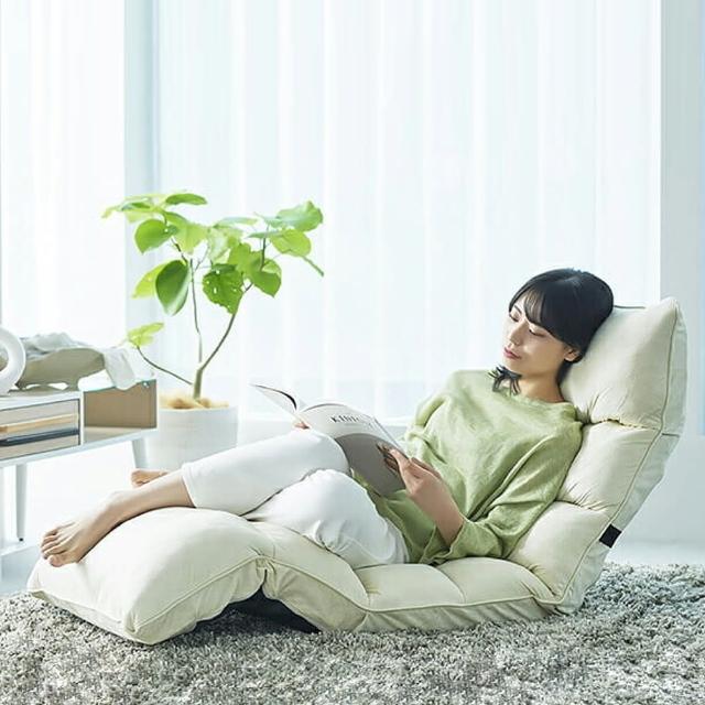 【IRIS】多段式紓壓單人沙發床 (懶人椅/摺疊沙發/和室椅/可收納/懶骨頭/和式椅/多段可調節)