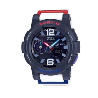 【CASIO 卡西歐】Baby-G 衝浪運動休閒錶 BGA-180-2B2