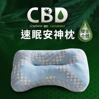 【LooCa】石墨烯CBD科技速眠安神枕1入
