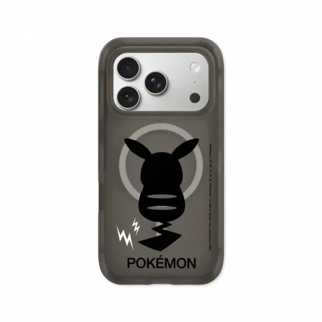 【RHINOSHIELD 犀牛盾】iPhone 18/17/16/15系列AirX 氣墊磁吸防摔手機殼/皮卡丘背面剪影(寶可夢)