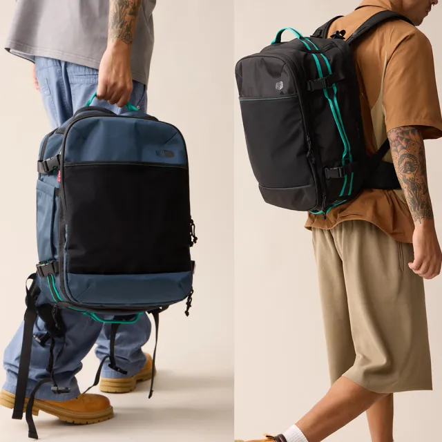 【BAGSMART】旅人Pro大容量登機後背包40L(防盜 防潑水 旅行袋 登山包 登機包 露營包)