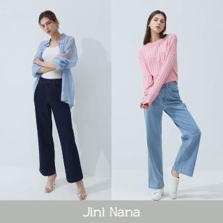 Jini Nana極舒適輕彈真針織牛仔褲