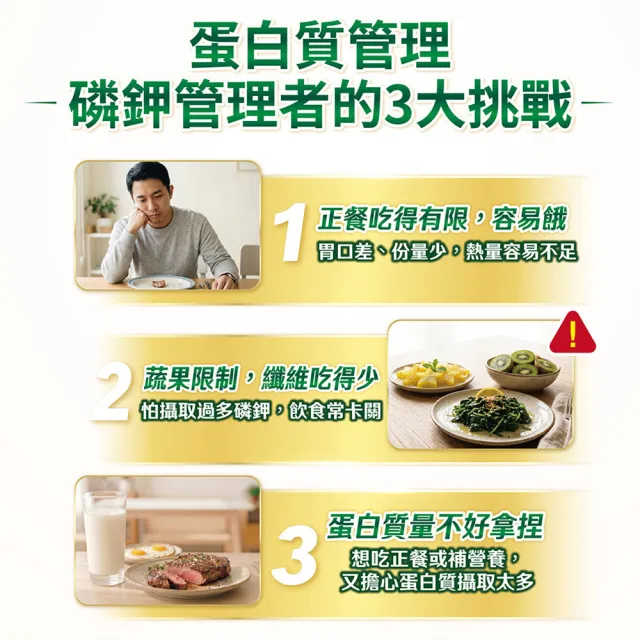 【桂格完膳】穩勝營養素45公克x30包/盒(前期 磷鉀友善 蛋白質管理 專利益生菌)