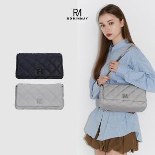 【ROBINMAY】喬伊雙層肩背包(金屬磁扣封口/多色任選)