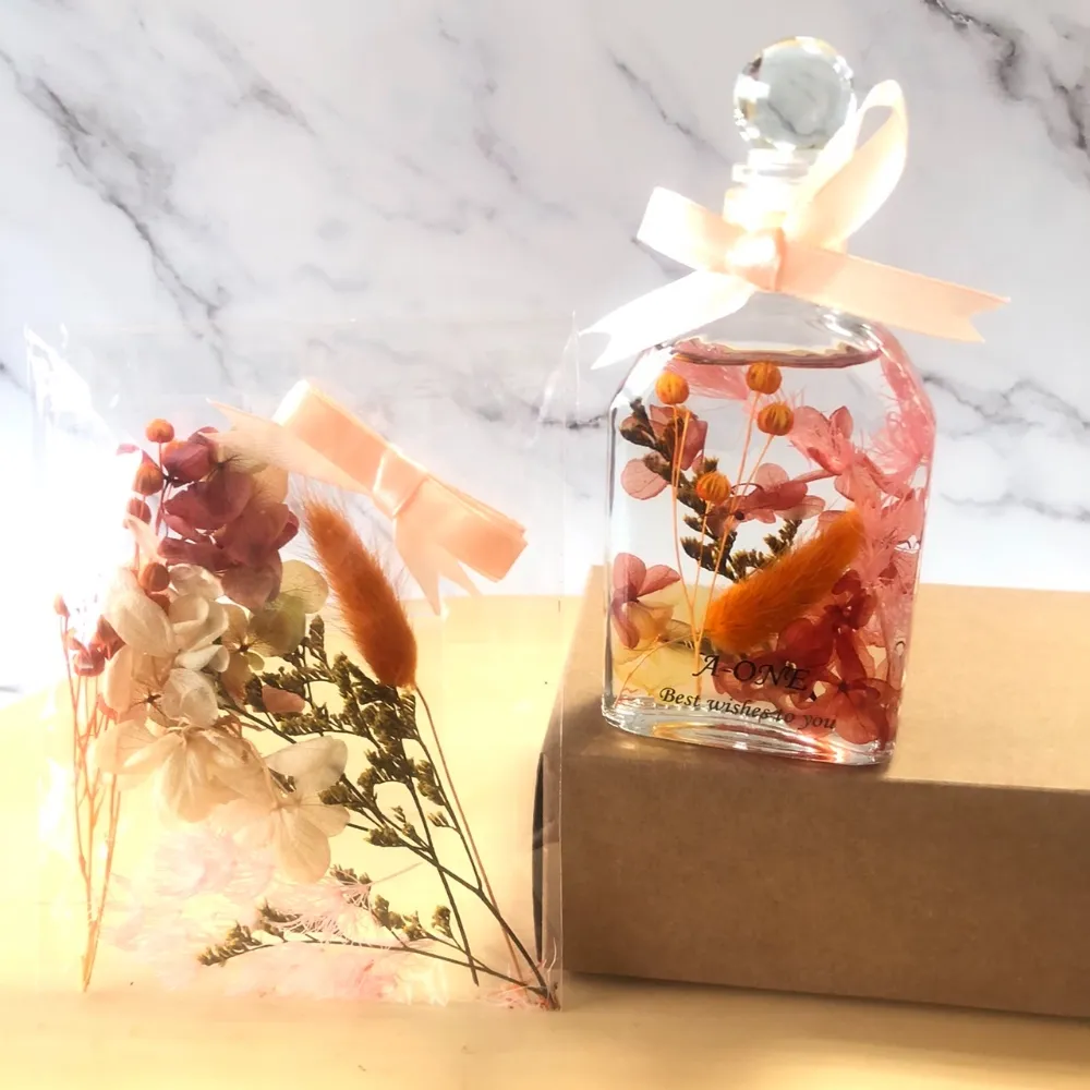 【A-ONE 匯旺】浮游花DIY材料包 綜合乾燥花 麥穗 緞帶 米花 天然乾燥花 手腕花 拍照道具 浮游花 H24