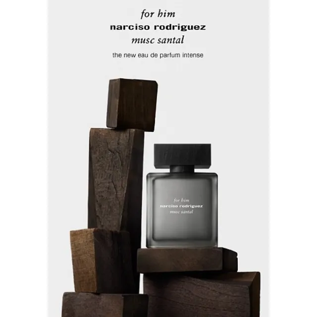 【NARCISO RODRIGUEZ】Narciso Rodriguez Musc Santal 紳墨檀藴淡香精 50ml (專櫃公司貨)