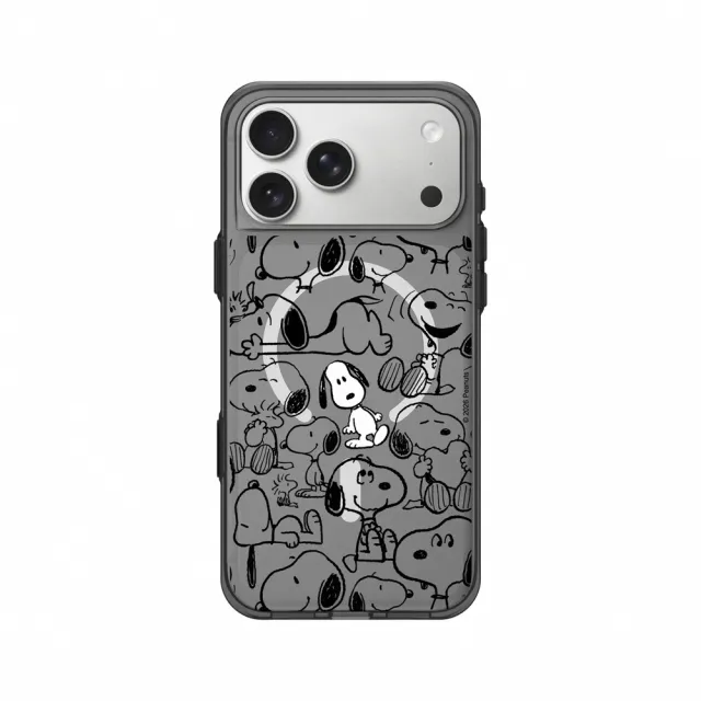 【RHINOSHIELD 犀牛盾】iPhone 18/17/16/15/14系列 Clear 透明防摔磁吸手機殼/找我嗎？(Snoopy 史努比)