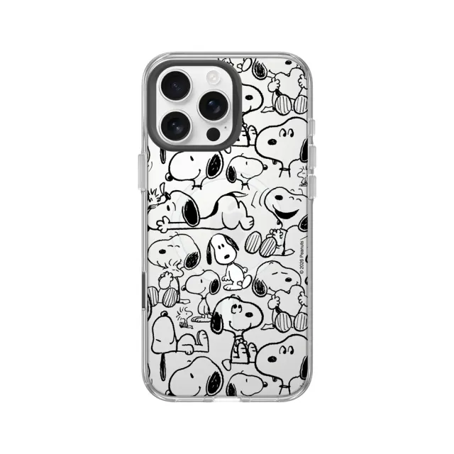 【RHINOSHIELD 犀牛盾】iPhone 18/17/16/15/14系列 Clear 透明防摔磁吸手機殼/找我嗎？(Snoopy 史努比)