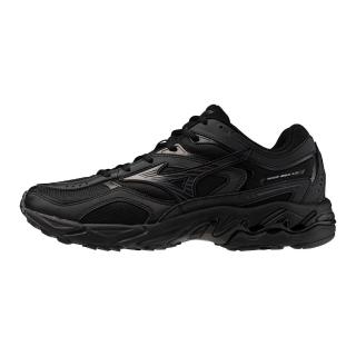 【MIZUNO 美津濃】Wave MG4 LS 男 休閒鞋 寬楦 復古 流行 黑(D1GA260C01)