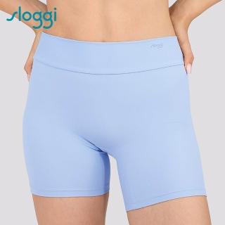 【sloggi】GET ACTIVE 2.0簡約時尚運動系列 中腰單車褲(霧光藍)