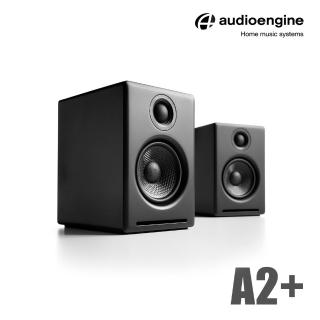 【Audioengine】A2+主動式立體聲藍牙書架喇叭(黑)