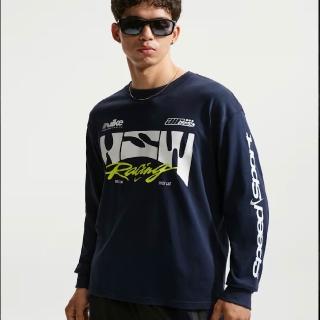 【NIKE 耐吉】AS U NSW TEE LSE LS SWOOSH SPE 薄長袖 長T 男款 深藍色 休閒上衣 IM3782-451