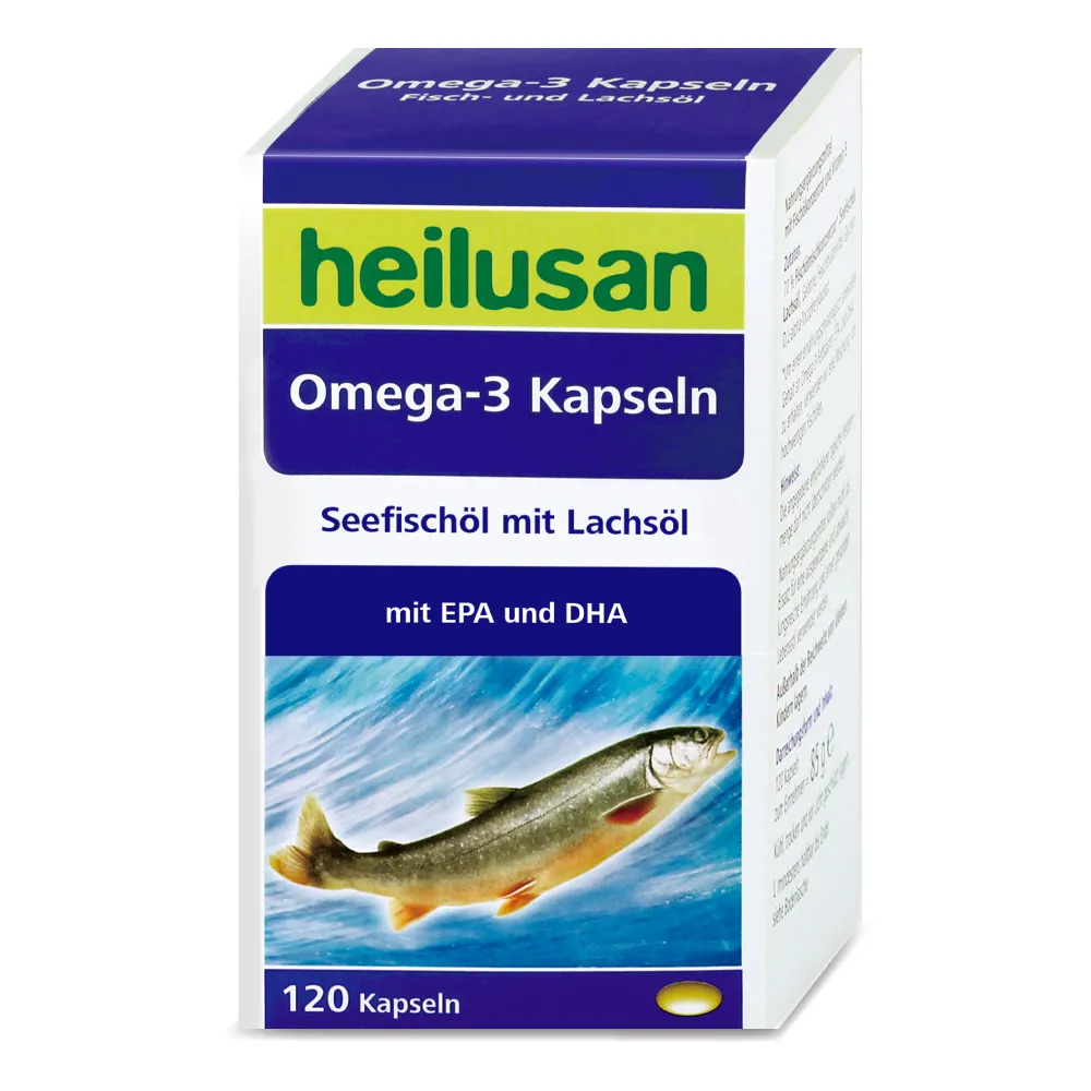 【Heilusan 好立善】純淨深海鮭魚油120粒(Omega3EPA+DHA小分子蒸餾 無多餘化學加工無重金屬TG型)