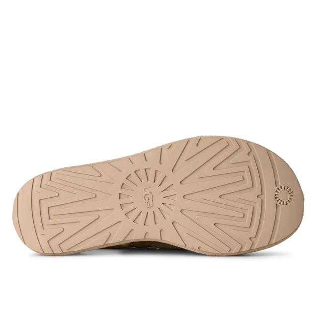 【UGG】涼鞋 女鞋 毛絨飾邊序帶涼鞋 Enwrap Sandal 卡其色 UG1180314MDSD