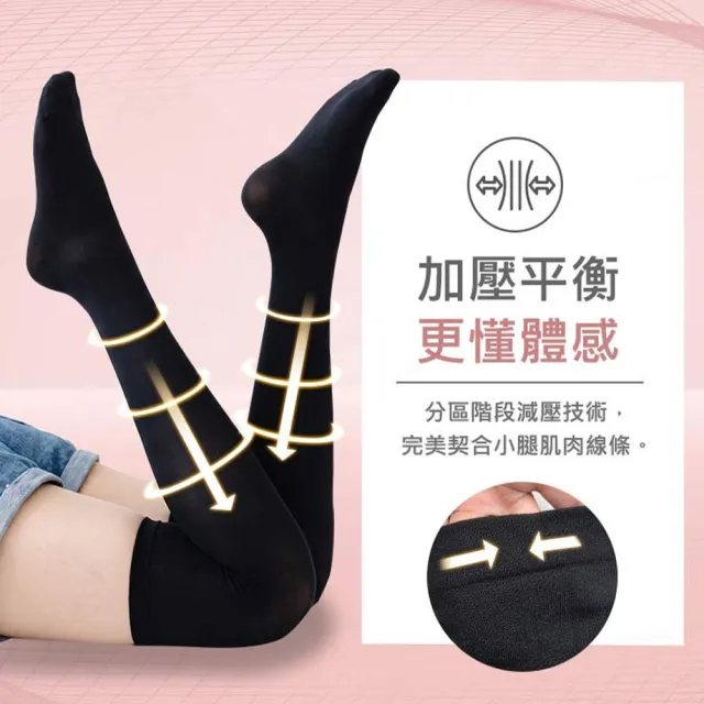 【D&G】2入組-健康大腿襪(631271 長筒襪 彈力襪 美腿襪)