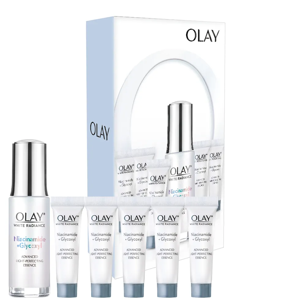 【OLAY 歐蕾】隱藏超殺組★革糖素小白瓶 美白精華單罐直降 買30ml送30ml(限購1組(美白精華30ml*1+6ml*5)
