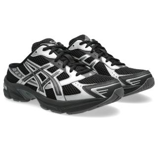 【asics 亞瑟士】GEL-1130 Mule 男鞋 黑銀 緩震 懶人鞋 休閒鞋 1203B048-001
