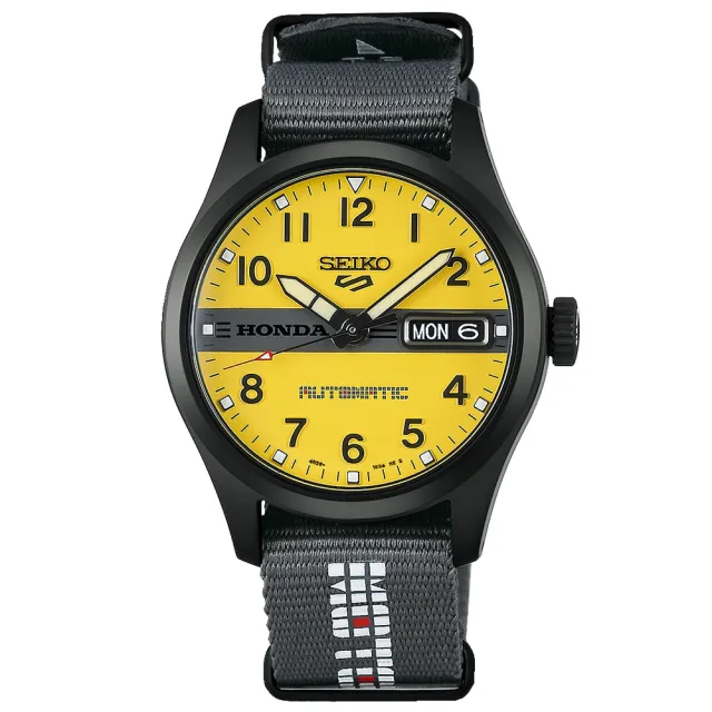 【SEIKO 精工】5 Sports Honda MOTOCOMPO 本田鋼琴車 聯名機械腕錶 開學季 禮物 送禮(HDB010K1/4R36-18R0Y)