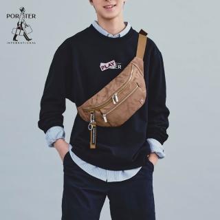【PORTER INTERNATIONAL】軍風迷彩MILLER腰包(卡其)