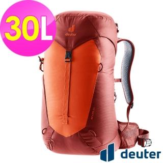 【deuter】AC LITE網架直立式透氣背包30L(3421024辣椒紅/戶外旅遊/日常休閒/旅行/登山健行)