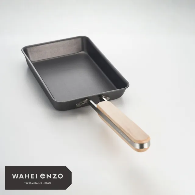 【FREIZ】WAHEI eNZO 窒化碳鋼玉子燒鍋 無塗層不易生鏽窒化鐵鍋 玉子燒鍋(日本製/IH可用)