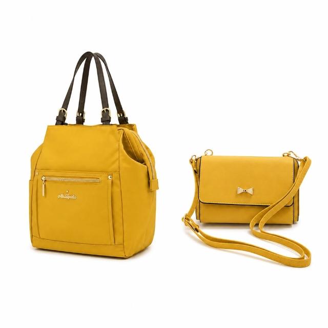 【WHOSE BAG】買一送一 防潑水後背包＋機能收納小包 A4通勤後背包 托特後背兩用 多口袋收納
