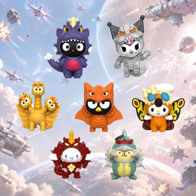【SANRIO 三麗鷗】哥吉拉x三麗鷗x麥當勞 美國限定公仔 布丁狗/大耳狗/大眼蛙/美樂蒂/酷企鵝/巧克貓/酷洛米
