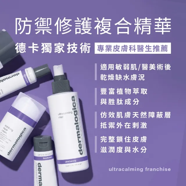 【dermalogica 德卡】防禦修護水凝霜50ml(無油補水 醫美後修護 敏弱肌 夏季保養 曬後舒緩 德美樂嘉)