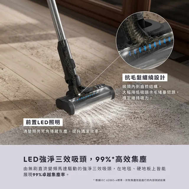 【Electrolux 伊萊克斯】500系列 輕量無線吸塵器 (EFP52213SW 澄空白)