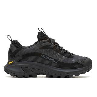 【MERRELL】Moab Speed 2 GTX 女 戶外鞋 登山 越野鞋 防水 黃金大底 黑(ML500452)
