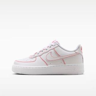 【NIKE 耐吉】Air Force 1 LV8 1 GS 大童 休閒鞋 經典 AF1 白紅(IB5688-100)