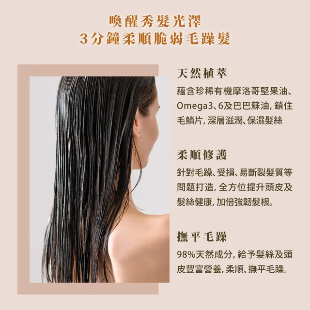 【唯有機】義大利植萃潤髮乳250mL(堅果OMEGA柔順/薄荷檸檬淨化)