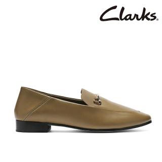 【Clarks】女鞋 -Mellowe Step真皮樂福鞋(橄欖綠)(CLF34181C)